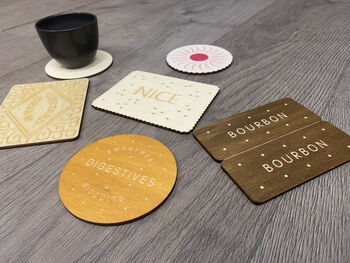 Pack Of Six Biscuit Coasters, 2 of 10