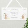 Personalised Spring Bunny Wooden Sign, thumbnail 3 of 6