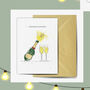 Congratulations Champagne Seed Embedded Card, thumbnail 1 of 3