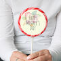 Floral Green Mothers Day Lollipop, thumbnail 1 of 3