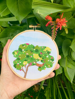 Summer Tree Embroidery Kit, 6 of 6