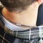 Men's Personalised Stainless Steel Chunky Curb Chain Necklace, thumbnail 1 of 7
