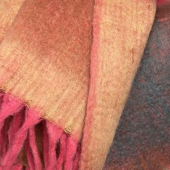 Zapotec Soft Pink Recycled Throw, 3 of 6