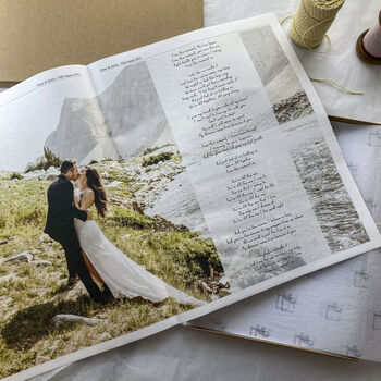 First 'Paper' Wedding Anniversary Newspaper, 6 of 11