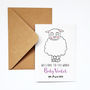 Personalised New Baby Name Card Baby Girl Or Baby Boy, thumbnail 4 of 7