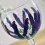 Lavender Painted Gin Glass, thumbnail 3 of 7