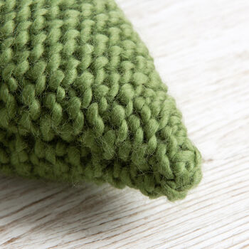 Pine Tree Cushion Knitting Kit, 2 of 8