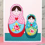 'Russian Dolls' Personalised Birthday Card, thumbnail 4 of 4