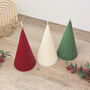 Colourful Christmas Tree Candle Colourful Festive Decor, thumbnail 7 of 10