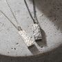 Men’s Personalised Large Silver Tag Necklace, thumbnail 2 of 9