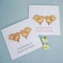 Wooden Love Birds Personalised Card, thumbnail 2 of 3