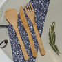 Personalised Fully Floral Bamboo Cutlery, thumbnail 1 of 2