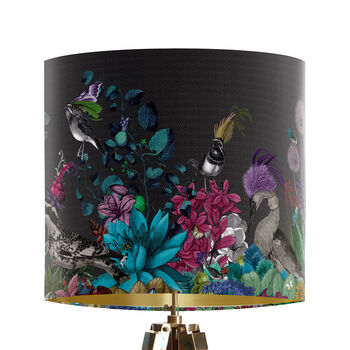 Glorious Plumes Lampshade Blue, Multiple Cols Avail, 6 of 10