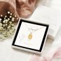 Poppy August Birthflower Sterling Silver Necklace, thumbnail 4 of 12