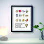 'Sweet Dreams Are Made Of Cheese' Framed Print, thumbnail 4 of 6