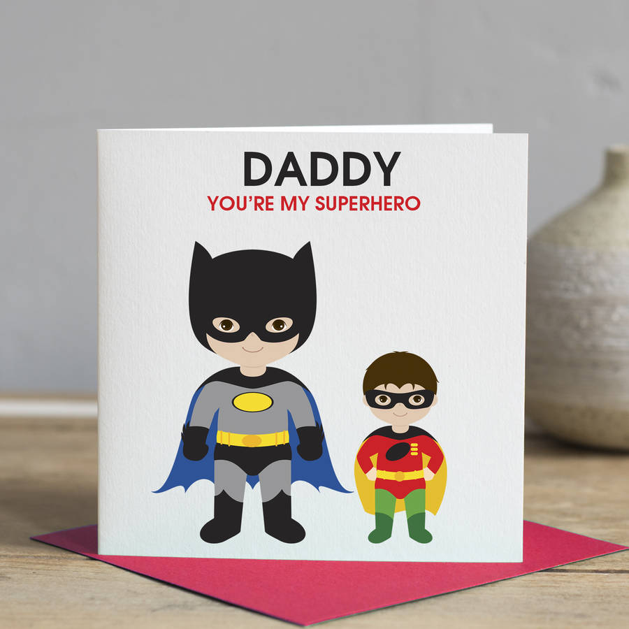 Daddy Superhero Card, 1 of 5