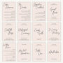 Table Number Sign A5 Wedding Sign Modern Minimal Script, thumbnail 3 of 5