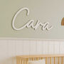 Custom 70cm Wooden Children's Wall Name Sign Nursery Bedroom, thumbnail 3 of 5