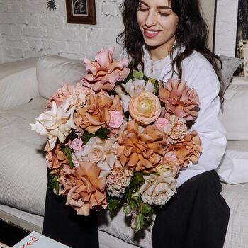 Soft Dawn Fresh Flower Bouquet, 2 of 2