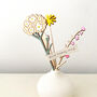 Hand Painted Wooden Wildflower Posy, thumbnail 7 of 7