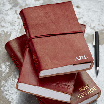Personalised Distressed Leather Journal, 6 of 11
