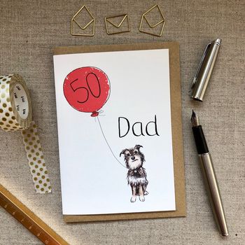 Personalised Westie West Highland Terrier Birthday Card, 6 of 8