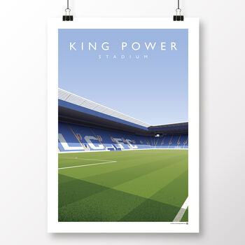 Leicester City King Power Stadium Poster, 2 of 7