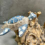 Set Of Three Swimming Turtles On Driftwood – Handmade Gift, thumbnail 9 of 11