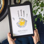 Personalised Handprint Print For Dad, thumbnail 4 of 4