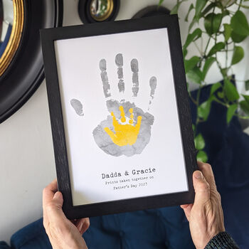 Personalised Handprint Print For Dad, 4 of 4