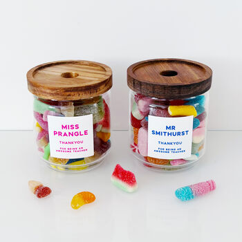 Teacher Gift Personalised Sweet Jar, 10 of 10