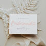 To My Bridesmaid Hearts Thank You Card | Bridesmaid, thumbnail 1 of 12