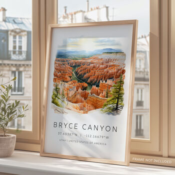 Landmark Destination Print For Bryce Canyon United States, 2 of 7