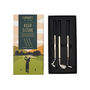 Set Of Three Fairways Golf Club Pens In Gift Box, thumbnail 2 of 8