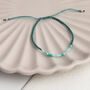 Sterling Silver Gemstone Friendship Bracelet, thumbnail 3 of 11