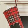 Personalised Highland Tartan Christmas Stocking, thumbnail 3 of 5