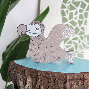 Hand Painted Flying Dodo Bird Wall Hanging, 2 of 7
