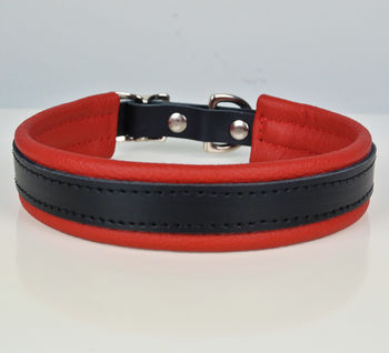 Handcrafted Padded Leather Dog Collar, 4 of 9