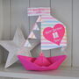 Personalised Heart Birthday Boat With Age, thumbnail 4 of 12
