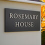 Personalised Large House Sign Three Lettering Colour Options, thumbnail 3 of 8