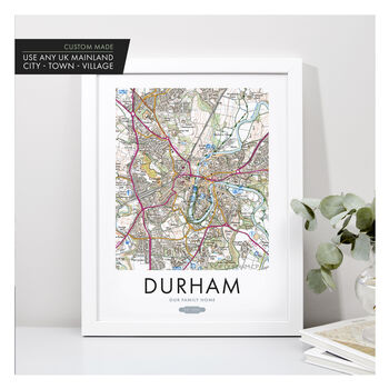 Custom Made 'Your Favourite Place' Personalised Map, 9 of 12