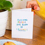 'Awesome People Are Born In' Birthday Card, thumbnail 7 of 12