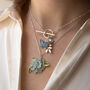 Blue Butterfly Silver Necklace, thumbnail 2 of 7