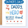 Personalised First Father's Day Card For Daddy, thumbnail 4 of 4