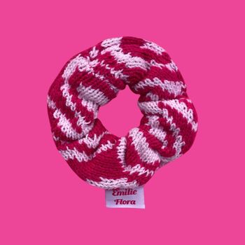 Swirly Knitted Scrunchie, 4 of 5
