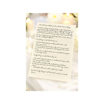 Handwritten Vintage Scroll With Twine And Red Wax Seal, 4 of 8