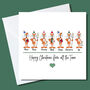 Personalised Fox Family Christmas Cards, thumbnail 5 of 5