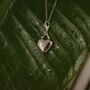 Heart Locket Pendant Gift Sterling Silver, thumbnail 4 of 6