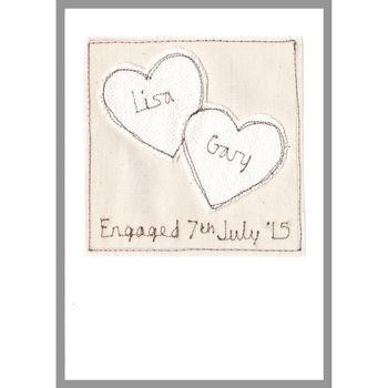 Personalised Hearts Engagement Card, 12 of 12