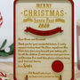 Personalised Wooden Letter From Santa, thumbnail 2 of 3